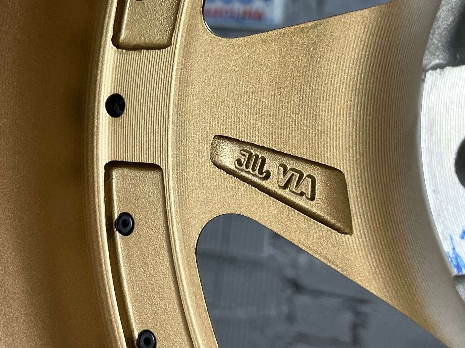 Akron Ferrari 348TS Style 15X8.25J 4X100 ET25 73.1 Matt bronze with Diamond cut lip ( BMW E30, VW Golf/Jetta, AUDI 80/90/Coupe, Mazda MX3/MX5, Honda Civic, JDM cars )