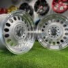 VW Classic Steel Design15X8J 4X100/5X100 ET25 73.1 Silver with Diamond Cut lip ( BMW E30, VW Golf/Jetta, AUDI 80/Coupe/A3, Mazda MX )
