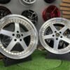 Work Equip style 19X9.5J 5X114.3 ET22 73.1 Hyper silver with machined lip