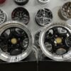 Porsche 964 Turbo speedline style 18X8J 5X130 ET50 71.56 Black with lip machined
