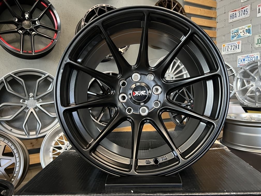 JDM Multi spoke 15X8.25J 4X114.3/4X100 ET0 73.1 Matt black