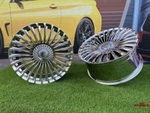 Mercedes-Benz S/E/C Class Maybach Style 20X8.5J 5X112 ET36 66.6 Chrome (Audi, Mercedes - Benz E/S, Volkswagen, Seat, Skoda, Cupra)