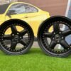 BMW AC Schnitzer Style 18X11 5X120 ET25 74.1 Semi Matt Black with Golden Rivets