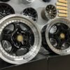 Porsche 964 Turbo speedline style 18X9.5J 5X130 ET50 71.56 Black with lip machined