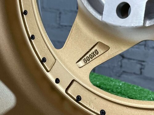Akron Ferrari 348TS Style 15X8.25J 4X100 ET25 73.1 Matt bronze with Diamond cut lip ( BMW E30, VW Golf/Jetta, AUDI 80/90/Coupe, Mazda MX3/MX5, Honda Civic, JDM cars )