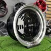 JDM AME A3C Style 15X8J 4X100 ET25 73.1 Black with polished lip