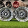 VW Classic Steel Design15X8J 4X100/5X100 ET25 73.1 Grey with Diamond Cut lip ( BMW E30, VW Golf/Jetta, AUDI 80/Coupe/A3, Mazda MX )