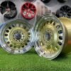 VW Classic Steel Design15X8J 4X100/5X100 ET25 73.1 Gold with Diamond Cut lip ( BMW E30, VW Golf/Jetta, AUDI 80/Coupe/A3, Mazda MX )