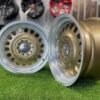 VW Classic Steel Design15X8J 4X100/5X100 ET25 73.1 Matt bronze with Diamond Cut lip ( BMW E30, VW Golf/Jetta, AUDI 80/Coupe/A3, Mazda MX )