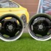 AMG Monoblock Aero Style II 17X9J 5X112 ET35 66.6 Black with Diamond cut lip