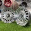 VW Classic Steel Design15X8J 4X100/5X100 ET25 73.1 Silver with Diamond Cut lip ( BMW E30, VW Golf/Jetta, AUDI 80/Coupe/A3, Mazda MX )
