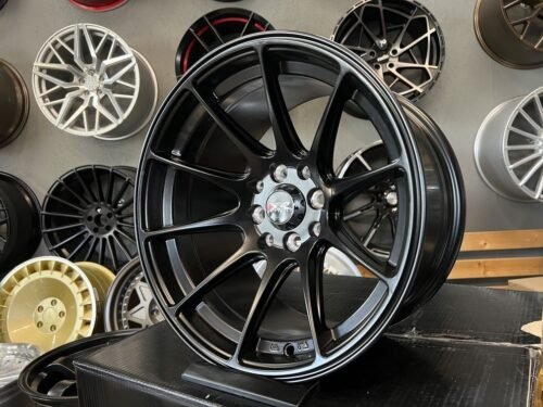 JDM Multi spoke 15X8.25J 4X114.3/4X100 ET0 73.1 Matt black