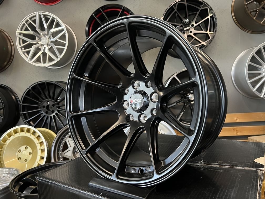 JDM Multi spoke 15X8.25J 4X114.3/4X100 ET0 73.1 Matt black 3