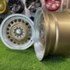 VW Classic Steel Design15X8J 4X100/5X100 ET25 73.1 Matt bronze with Diamond Cut lip ( BMW E30, VW Golf/Jetta, AUDI 80/Coupe/A3, Mazda MX )