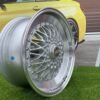 BBS RS Slant Lip Style 16X7.5J 4X100/4X108 ET18 73.1 Silver with polished lip and chrome rivets (BMW E30, VW Golf/Jetta, AUDI 80/90/200/Coupe, Ford Escort)