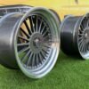 Alpina style with lip 19X8.5J 5X112/5X120 ET25 74.1 Grey with polished lip ( BMW 3-5-6-8 E46/E90/E39/E60/E63/E31 )