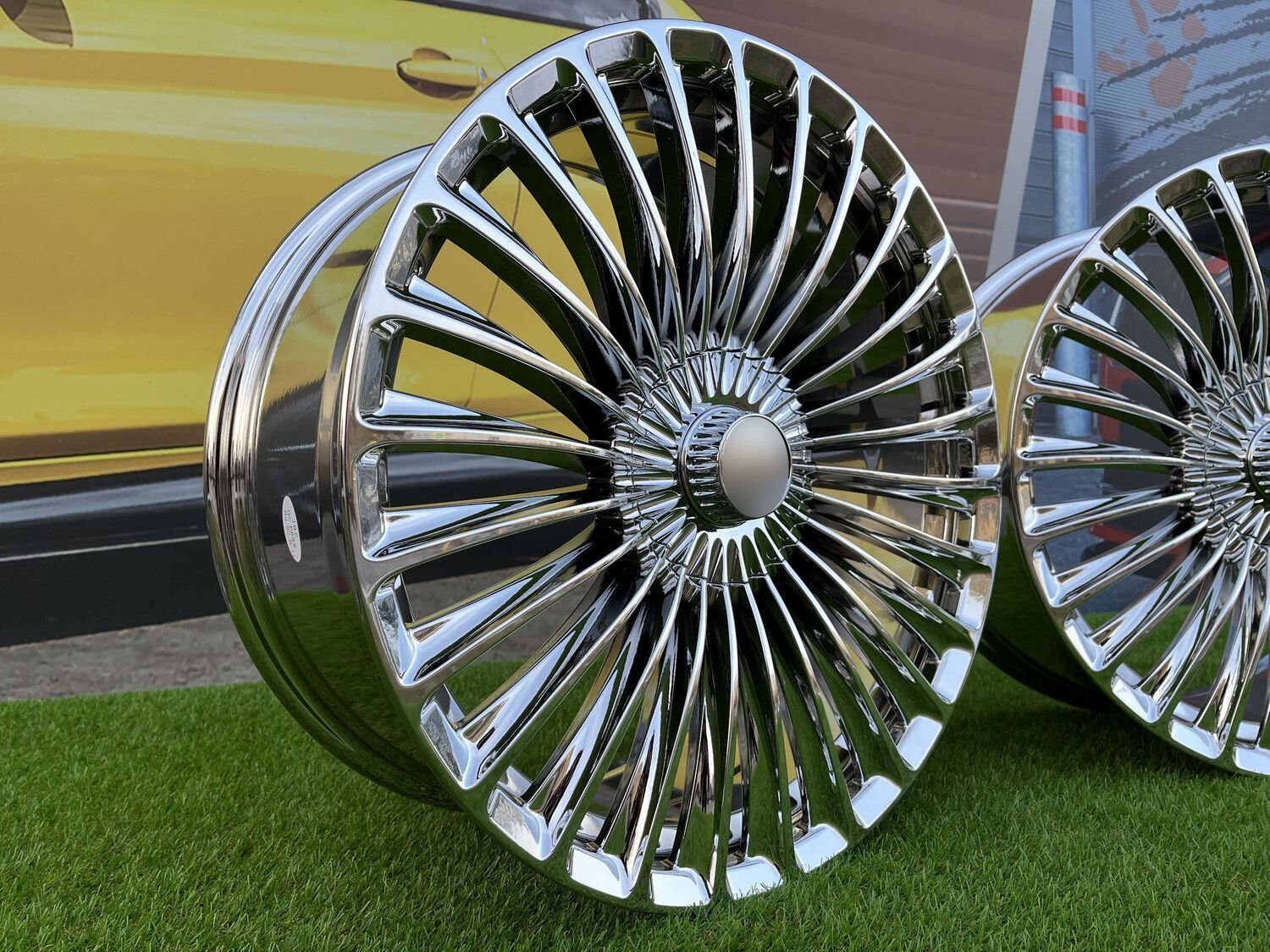 Mercedes-Benz S/E/C Class Maybach Style 20X9.5J 5X112 ET43 66.6 Chrome (Audi, Mercedes - Benz E/S, Volkswagen, Seat, Skoda, Cupra) 3