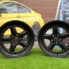 BMW AC Schnitzer Style 18X9.5 5X120 ET20 74.1 Semi Matt Black with Golden Rivets