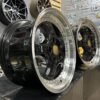 Porsche 964 Turbo speedline style 18X8J 5X130 ET50 71.56 Black with lip machined