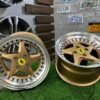 Akron Ferrari 348TS Style 15X8.25J 4X100 ET25 73.1 Matt bronze with Diamond cut lip ( BMW E30, VW Golf/Jetta, AUDI 80/90/Coupe, Mazda MX3/MX5, Honda Civic, JDM cars )