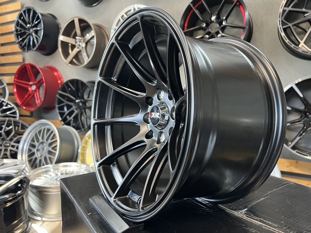 JDM Multi spoke 15X8.25J 4X114.3/4X100 ET0 73.1 Matt black 4