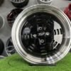 JDM AME A3C Style 15X8J 4X100 ET25 73.1 Black with polished lip