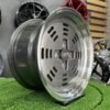JDM AME A3C Style 15X8J 4X100 ET25 73.1 Grey with polished lip