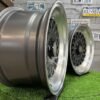 Porsche Mesh Mags BBS Design 15X8J 4X100/4X108 ET25 73.1 Grey gunmetal with polished lip ( BMW E30, VW Golf/Jetta, AUDI 80/90/200/Coupe )