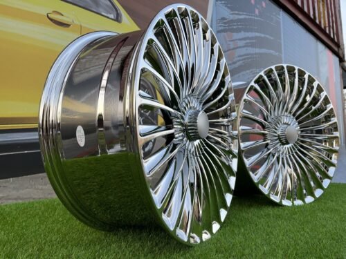 Mercedes-Benz S/E/C Class Maybach Style 20X9.5J 5X112 ET43 66.6 Chrome (Audi, Mercedes - Benz E/S, Volkswagen, Seat, Skoda, Cupra)
