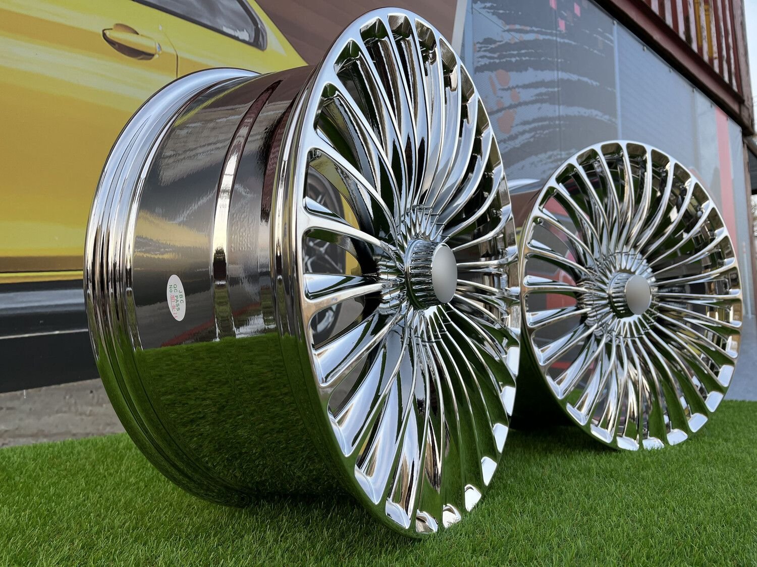 Mercedes-Benz S/E/C Class Maybach Style 20X9.5J 5X112 ET43 66.6 Chrome (Audi, Mercedes - Benz E/S, Volkswagen, Seat, Skoda, Cupra) 4