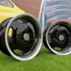 AMG Monoblock Aero Style II 17X9J 5X112 ET35 66.6 Black with Diamond cut lip