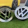 VW Classic style 16X7J 4X100/5X100 ET30 57.1 Black with Diamond Cut face and lip ( BMW E30, VW Golf/Jetta, AUDI 80/Coupe/A3, Mazda MX )