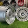 VW Classic Steel Design15X8J 4X100/5X100 ET25 73.1 Silver with Diamond Cut lip ( BMW E30, VW Golf/Jetta, AUDI 80/Coupe/A3, Mazda MX )