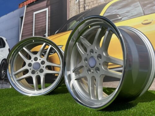 M Parallel styling 37 style 19X8.5 5X120 ET15 74.1 Silver with mirror lip