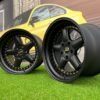 BMW AC Schnitzer Style 18X11 5X120 ET25 74.1 Semi Matt Black with Golden Rivets