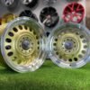 VW Classic Steel Design15X8J 4X100/5X100 ET25 73.1 Gold with Diamond Cut lip ( BMW E30, VW Golf/Jetta, AUDI 80/Coupe/A3, Mazda MX )