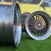 Alpina style with lip 19X8.5J 5X112/5X120 ET25 74.1 Grey with polished lip ( BMW 3-5-6-8 E46/E90/E39/E60/E63/E31 )