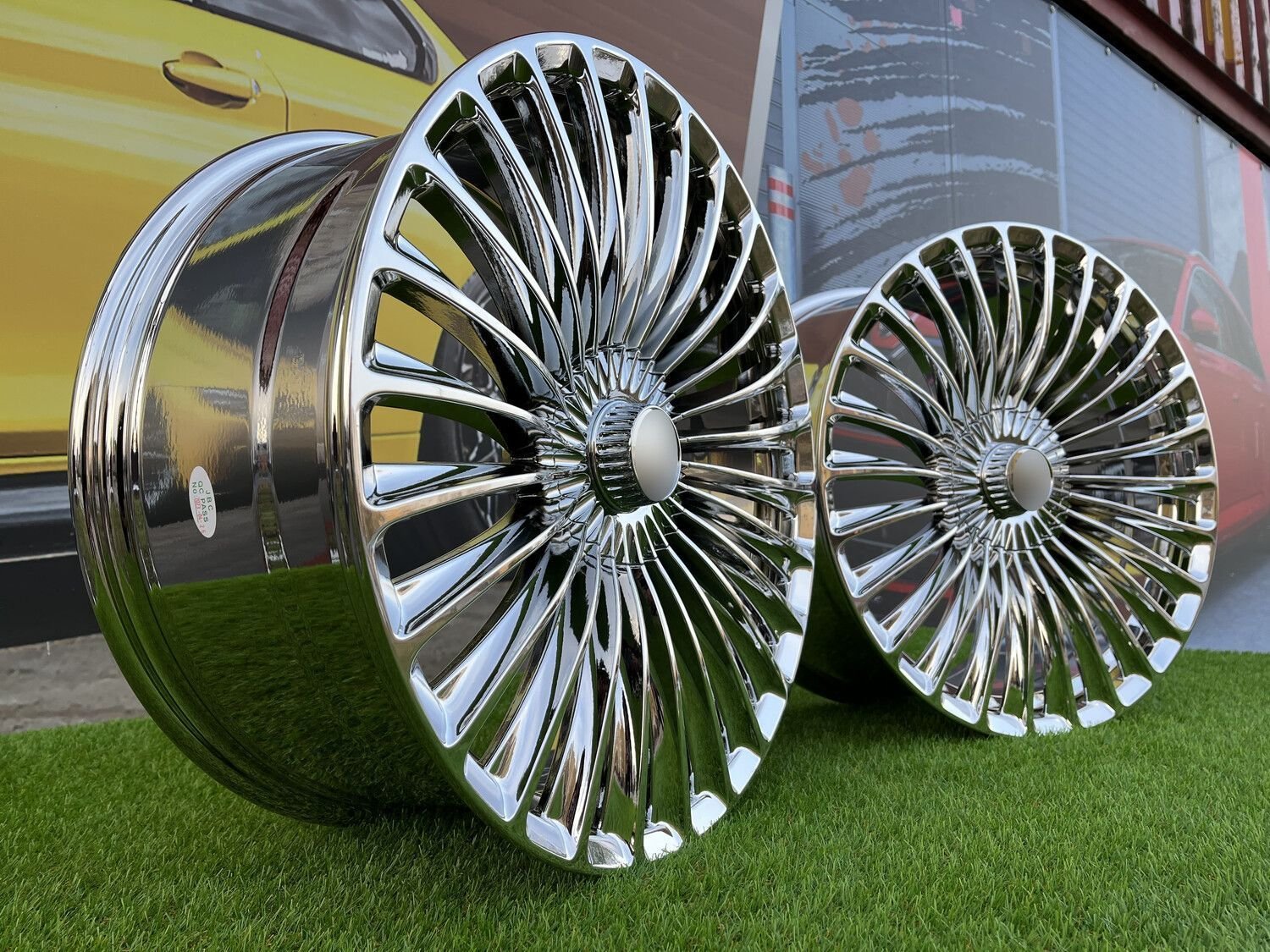 Mercedes-Benz S/E/C Class Maybach Style 20X8.5J 5X112 ET36 66.6 Chrome (Audi, Mercedes - Benz E/S, Volkswagen, Seat, Skoda, Cupra) 5
