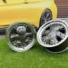 Ronal Teddy Bear style for VW Golf Jetta 15X7J 4X100 ET30 73.1 Grey with Diamond cut lip ( VW Golf/Jetta, BMW E30, JDM cars)