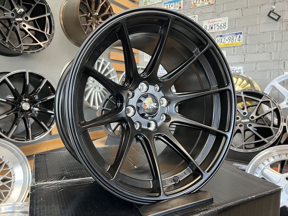 JDM Multi spoke 15X8.25J 4X114.3/4X100 ET0 73.1 Matt black 6