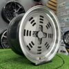 JDM AME A3C Style 15X8J 4X100 ET25 73.1 Grey with polished lip