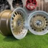 VW Classic Steel Design15X8J 4X100/5X100 ET25 73.1 Matt bronze with Diamond Cut lip ( BMW E30, VW Golf/Jetta, AUDI 80/Coupe/A3, Mazda MX )
