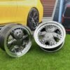 Ronal Teddy Bear style for VW Golf Jetta 15X7J 4X100 ET30 73.1 Grey with Diamond cut lip ( VW Golf/Jetta, BMW E30, JDM cars)