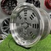 JDM AME A3C Style 15X8J 4X100 ET25 73.1 Grey with polished lip