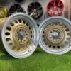 VW Classic Steel Design15X8J 4X100/5X100 ET25 73.1 Matt bronze with Diamond Cut lip ( BMW E30, VW Golf/Jetta, AUDI 80/Coupe/A3, Mazda MX )