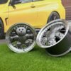 Ronal Teddy Bear style for VW Golf Jetta 15X7J 4X100 ET30 73.1 Grey with Diamond cut lip ( VW Golf/Jetta, BMW E30, JDM cars)