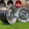 VW Classic Steel Design15X8J 4X100/5X100 ET25 73.1 Grey with Diamond Cut lip ( BMW E30, VW Golf/Jetta, AUDI 80/Coupe/A3, Mazda MX )