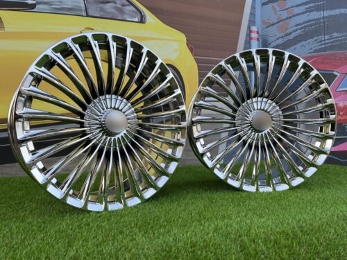 Mercedes-Benz S/E/C Class Maybach Style 20X9.5J 5X112 ET43 66.6 Chrome (Audi, Mercedes - Benz E/S, Volkswagen, Seat, Skoda, Cupra)