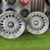 VW Classic Steel Design15X8J 4X100/5X100 ET25 73.1 Silver with Diamond Cut lip ( BMW E30, VW Golf/Jetta, AUDI 80/Coupe/A3, Mazda MX )