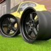 BMW AC Schnitzer Style 18X11 5X120 ET25 74.1 Semi Matt Black with Golden Rivets